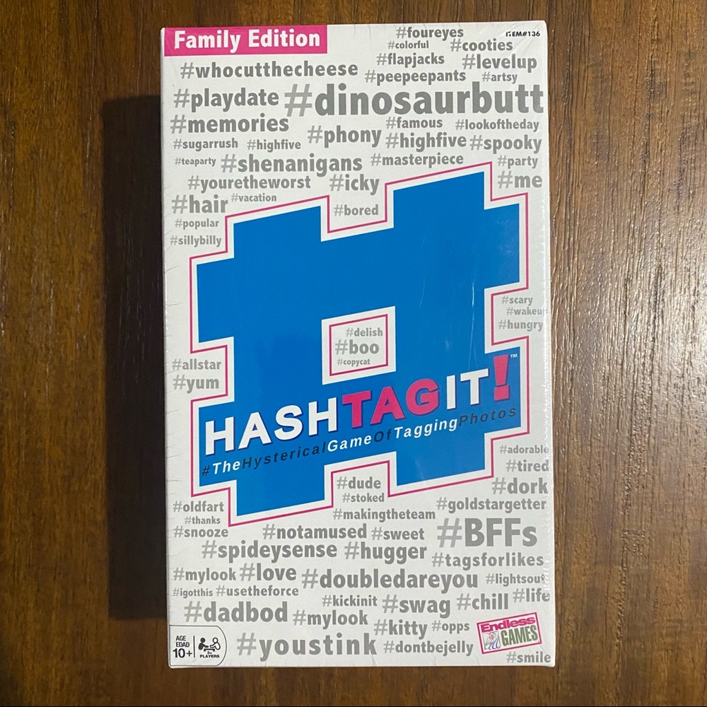 HASHTAGIT! Board Game Family Edition Endless Games